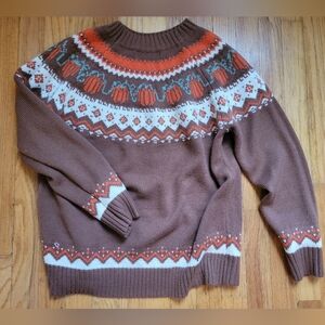 Fall Pumpkin Sweater